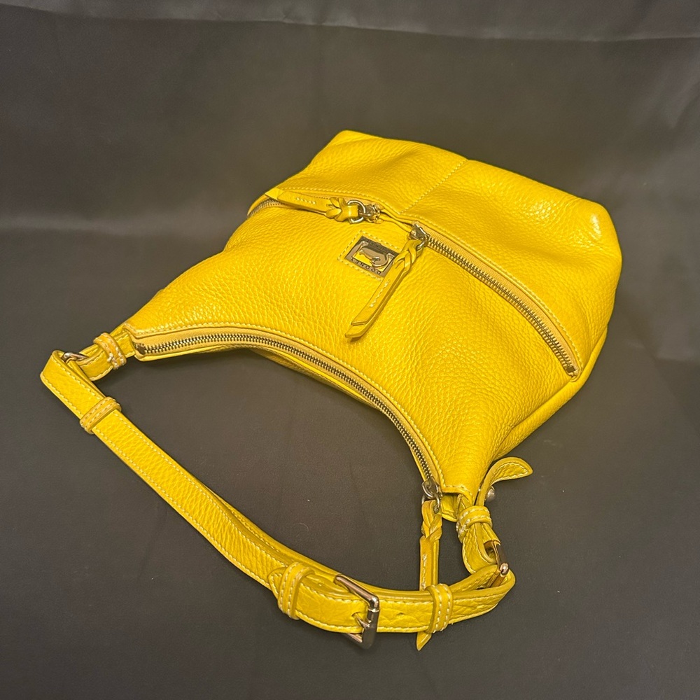 Dooney & Bourke Mustard Dillen HoBo - Picture 7 of 11